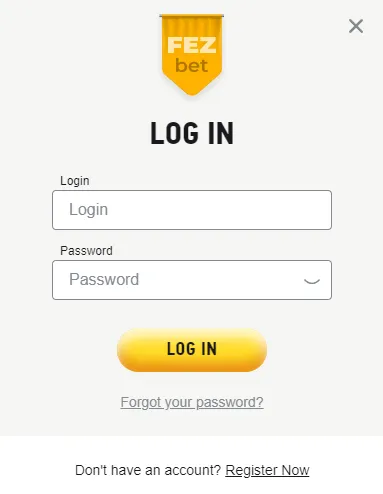 FEZbet login